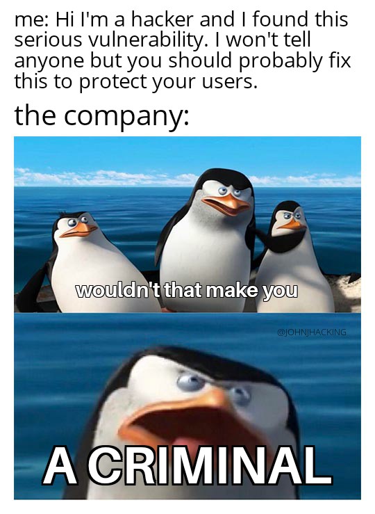 Battuta che rappresenta i ricercatori informatici